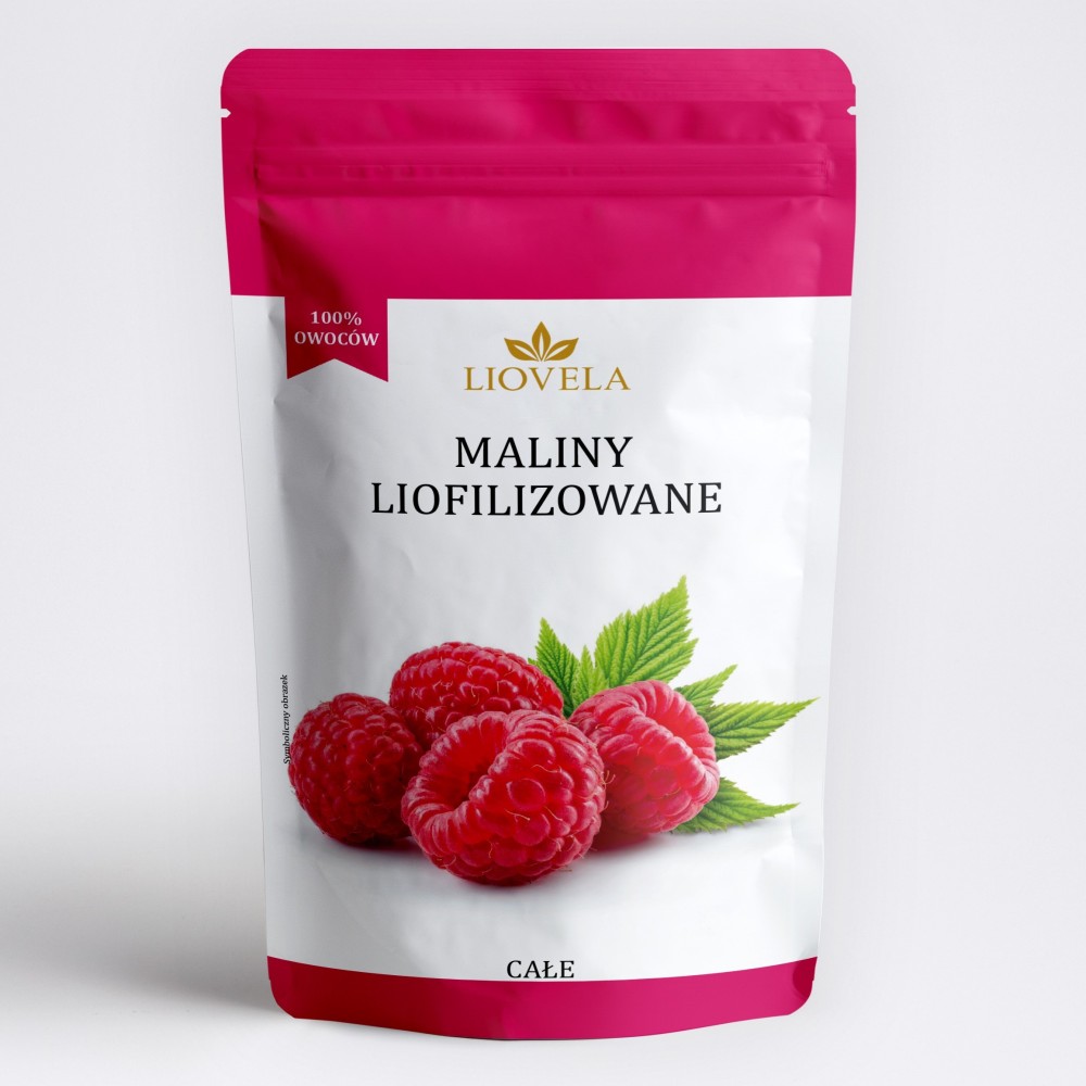 Mrazom Sušené Maliny 100% Prírodné – Bez Pridaného Cukru | Liovela
