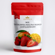 MIX Liofilizowanych Owoców (Truskawka, Malina, Mango) | Liovela