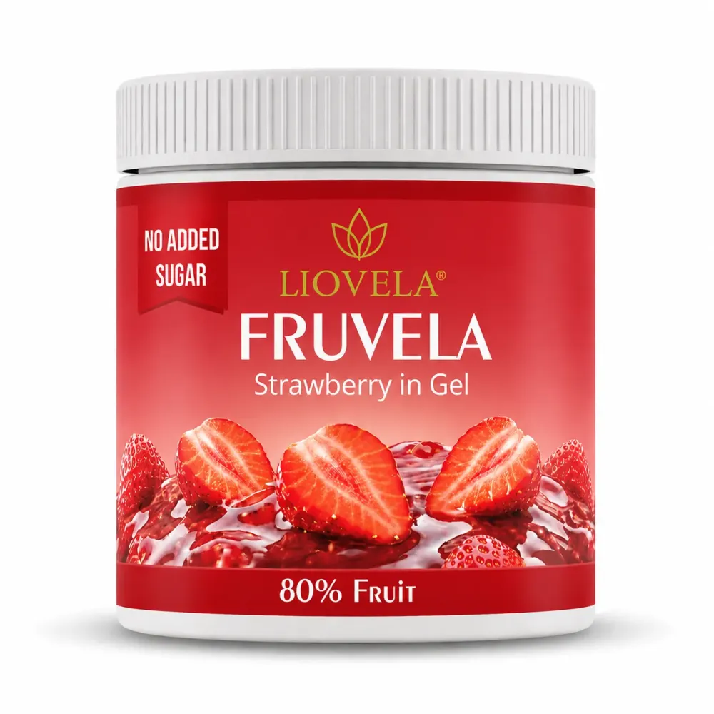 Liovela Fruvela Jahoda | Ovoce v Gelu Bez Cukru