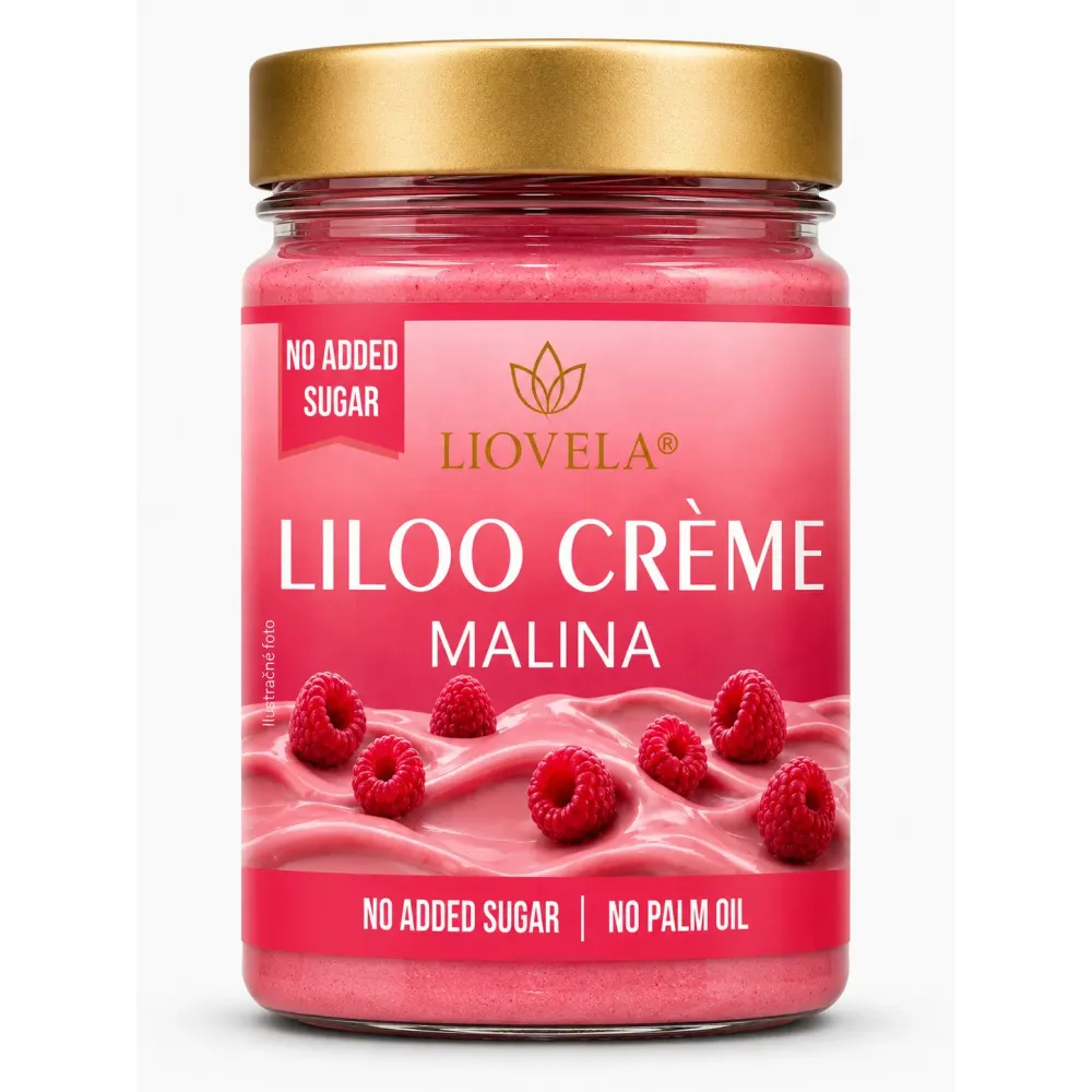 Liloo Crème Malina Bez Cukru | Malinový Krém LIOVELA