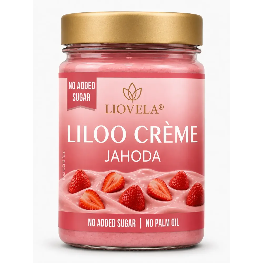 Liloo Crème Jahoda Bez Cukru | Jahodový Krém LIOVELA