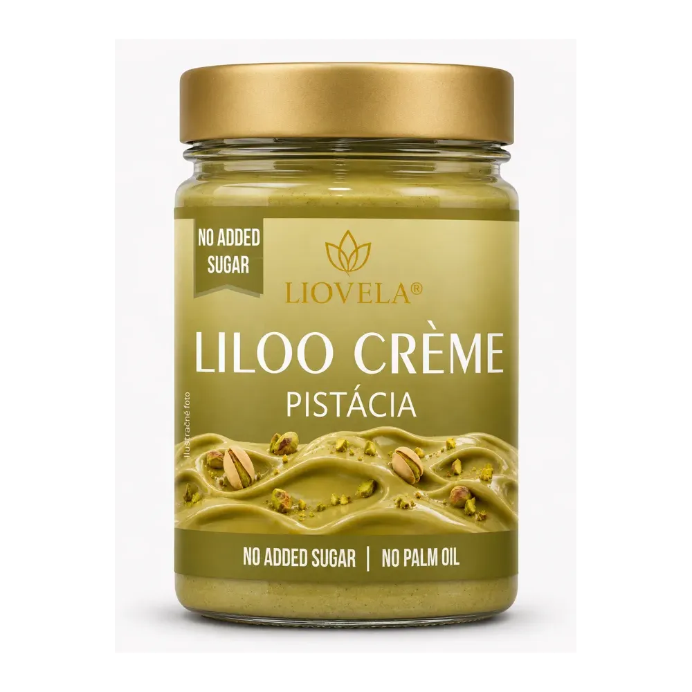Liloo Crème Pistácia Bez Cukru | Pistáciový Krém LIOVELA