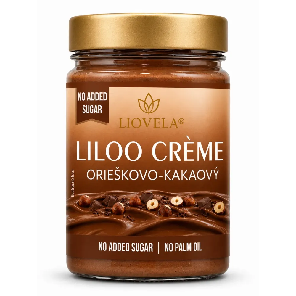 Liloo Crème Oříškovo-Kakaový Bez Cukru | Krém LIOVELA