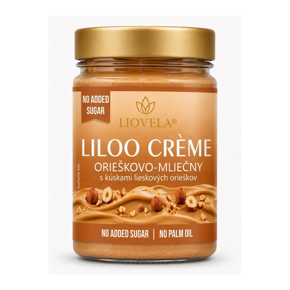 Liloo Crème Orzechowo-Mleczny z Kawałkami Orzechów LIOVELA