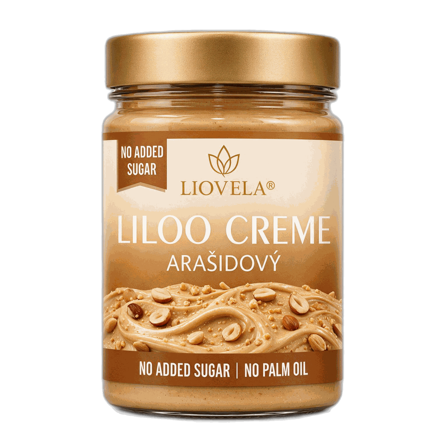 Liloo Crème Arašídové 100% - sklenice