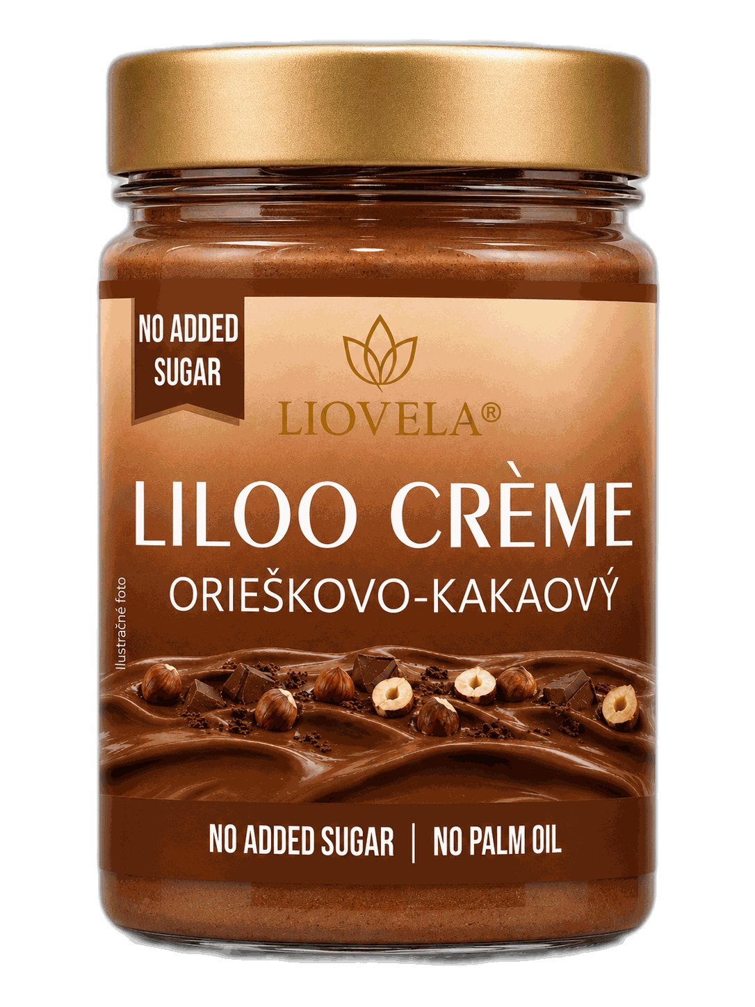 Liloo Crème Oříškovo-Kakaový - sklenice