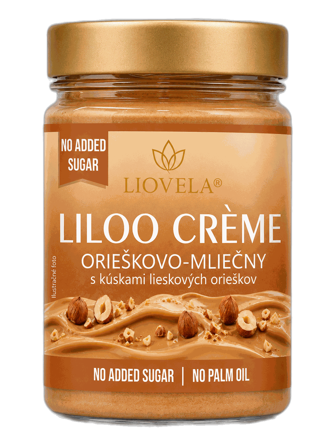 Liloo Crème Oříškovo-Mléčný - sklenice